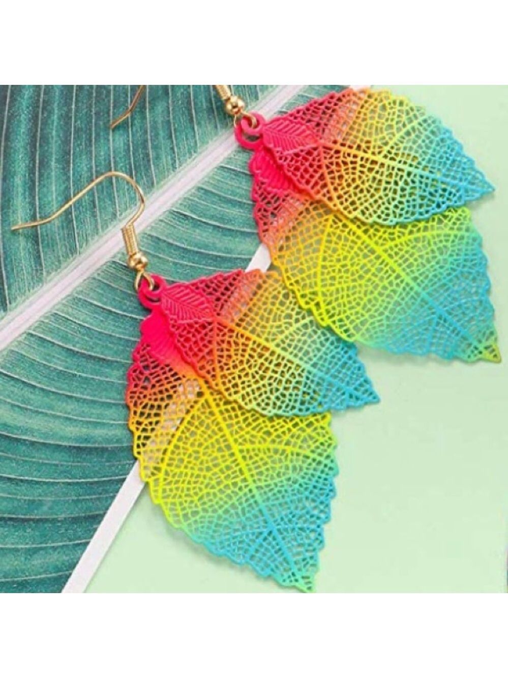 UNIQUE BOHO ANTHRO dangle drop earrings